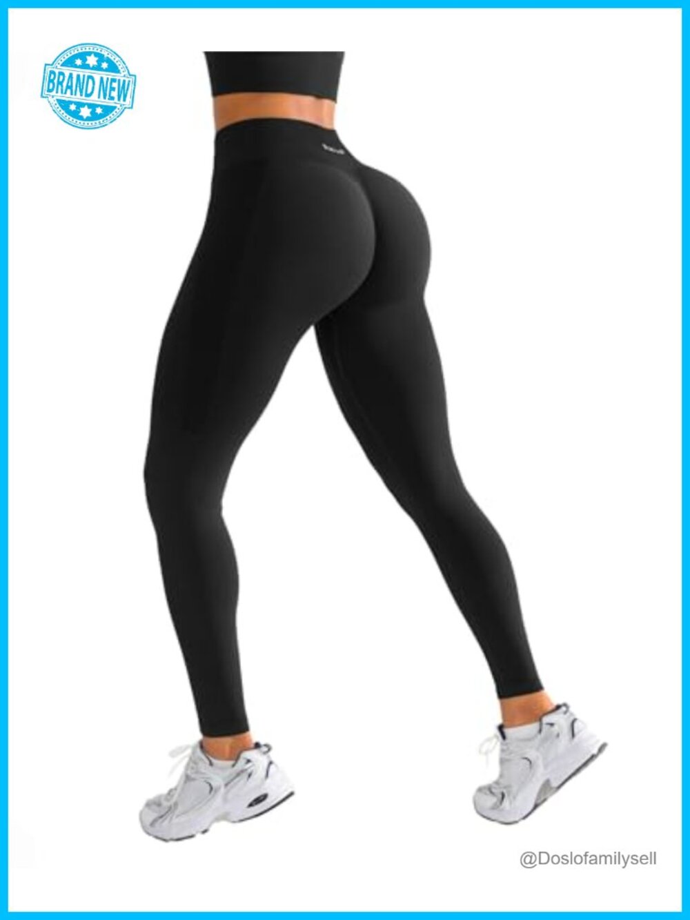 Butt Lifting High Waist Seamless Workout Leggings Tummy Control